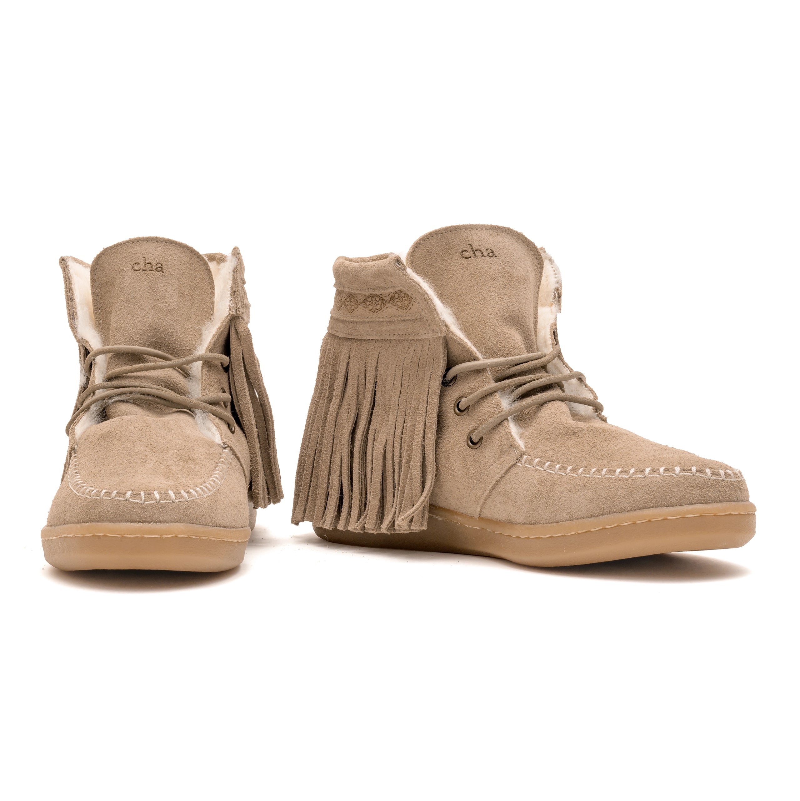 Yinga Boots Wildleder piedra