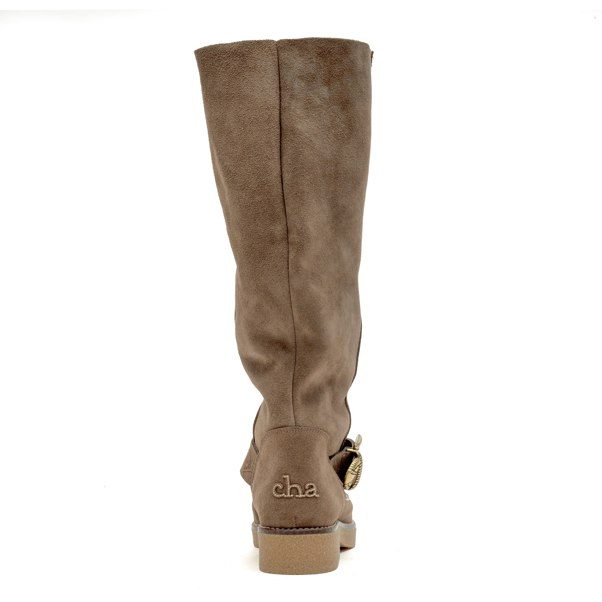 Moc Tall Buckle Taupe