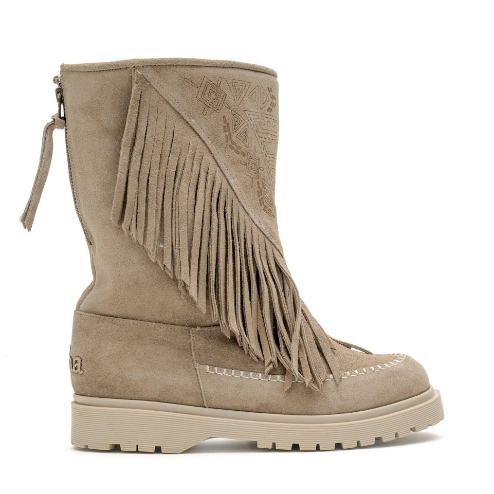 Yinga Boots Suede Piedra