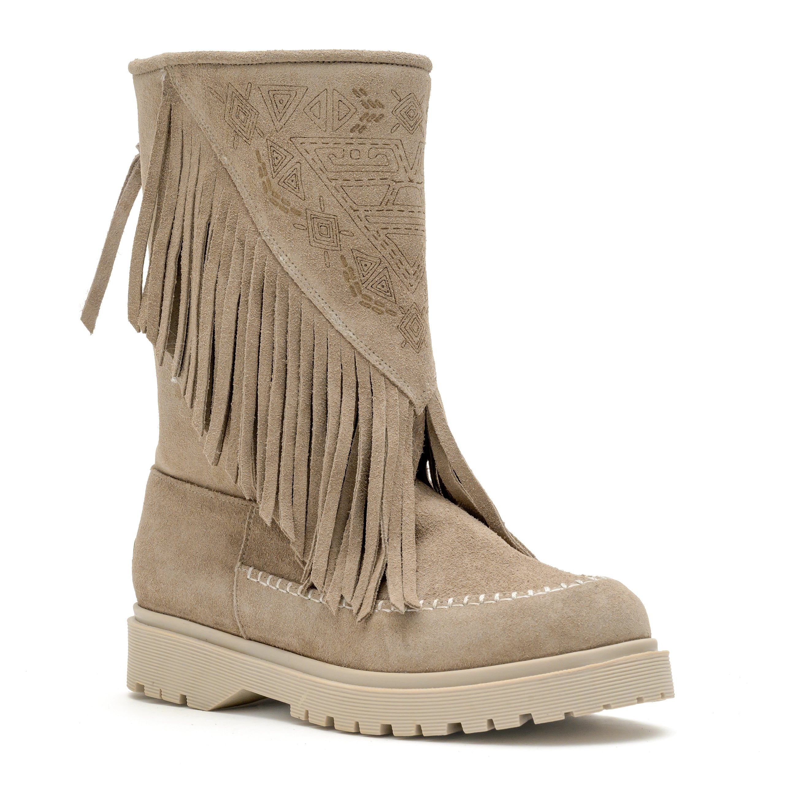 Yinga Boots Suede Piedra