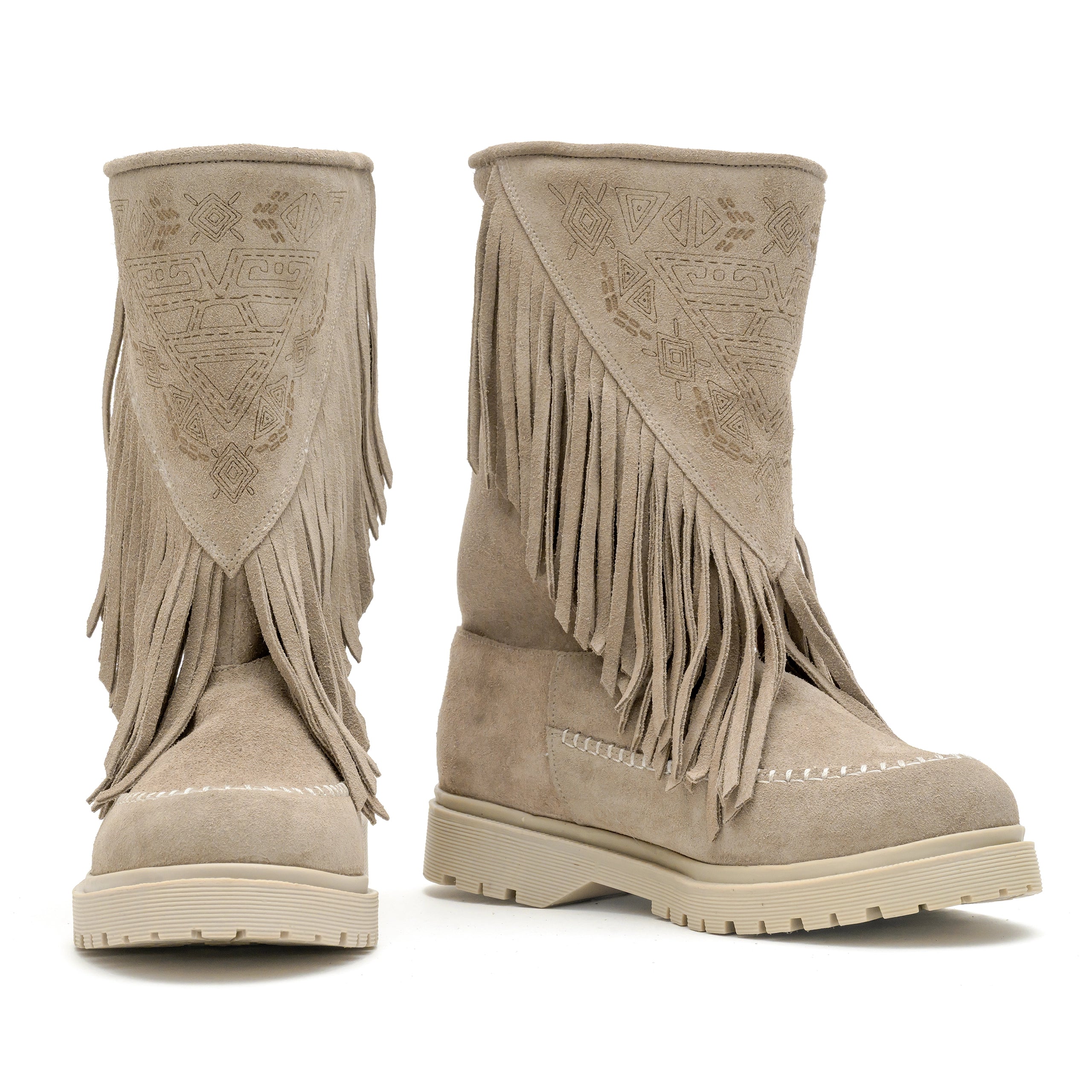Yinga Boots Suede Piedra