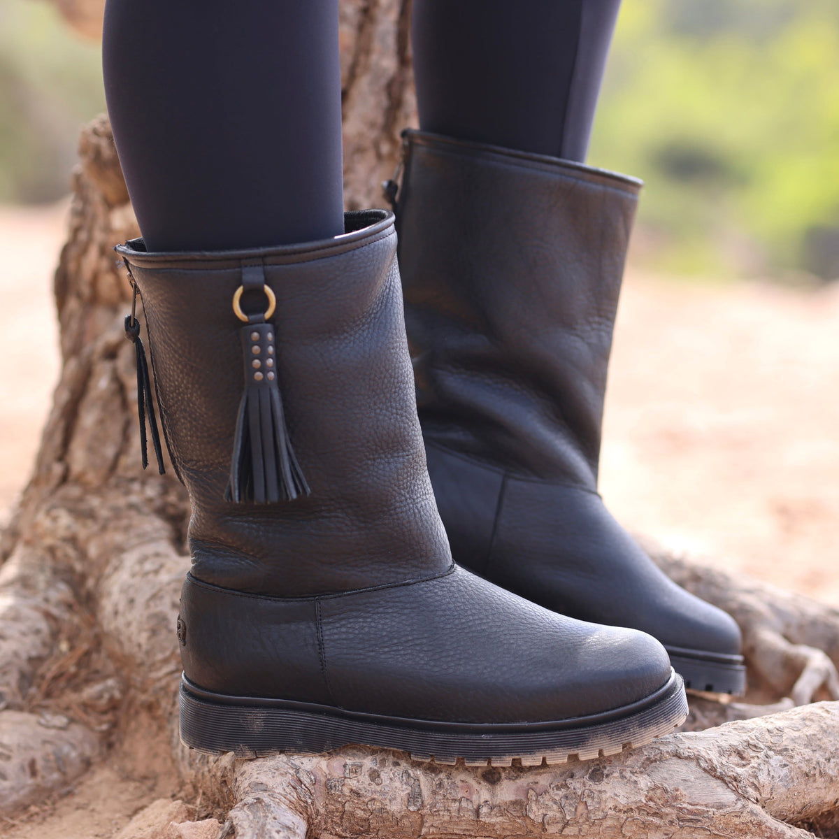 Classic High Merino Black