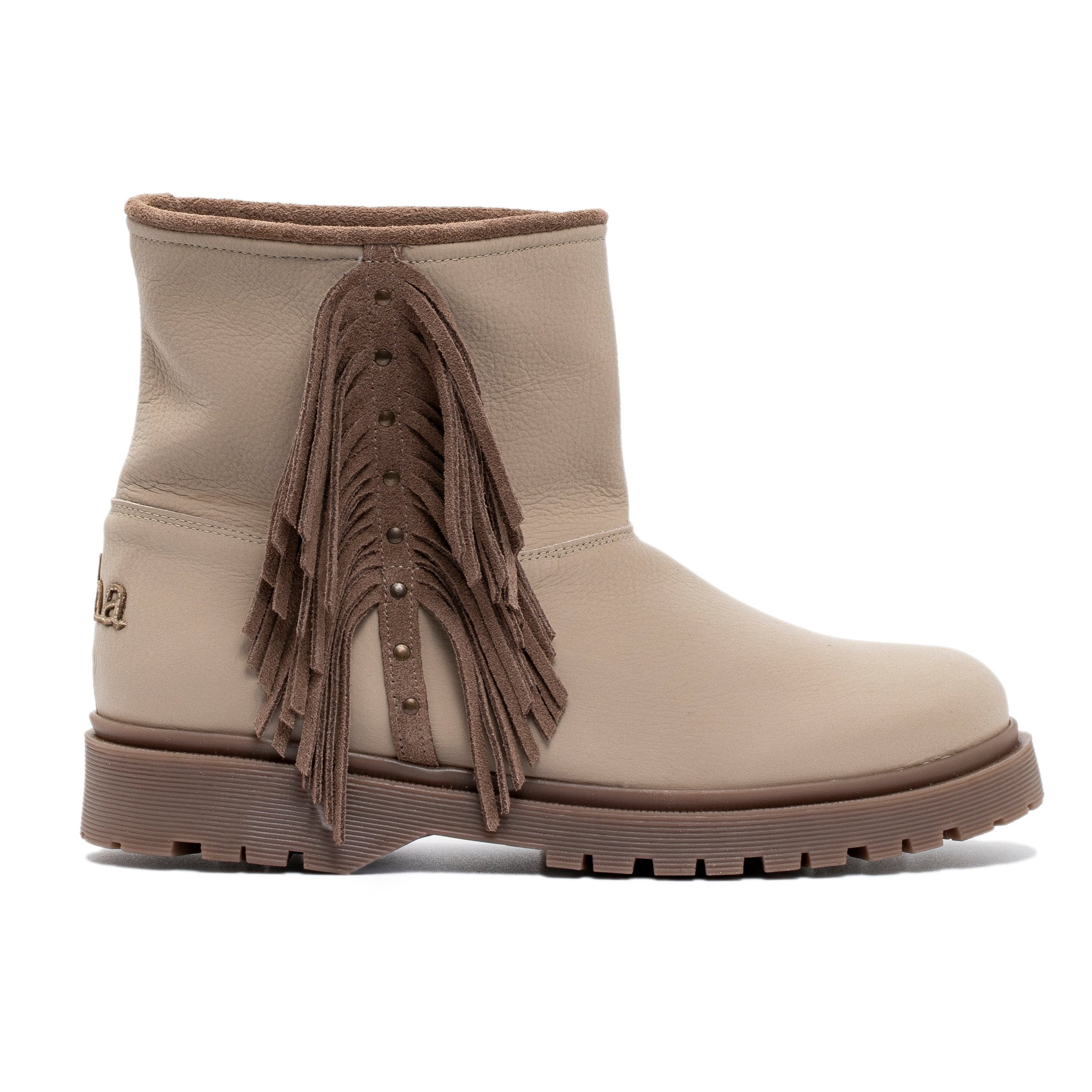 Fringe low taupe - merino footpart