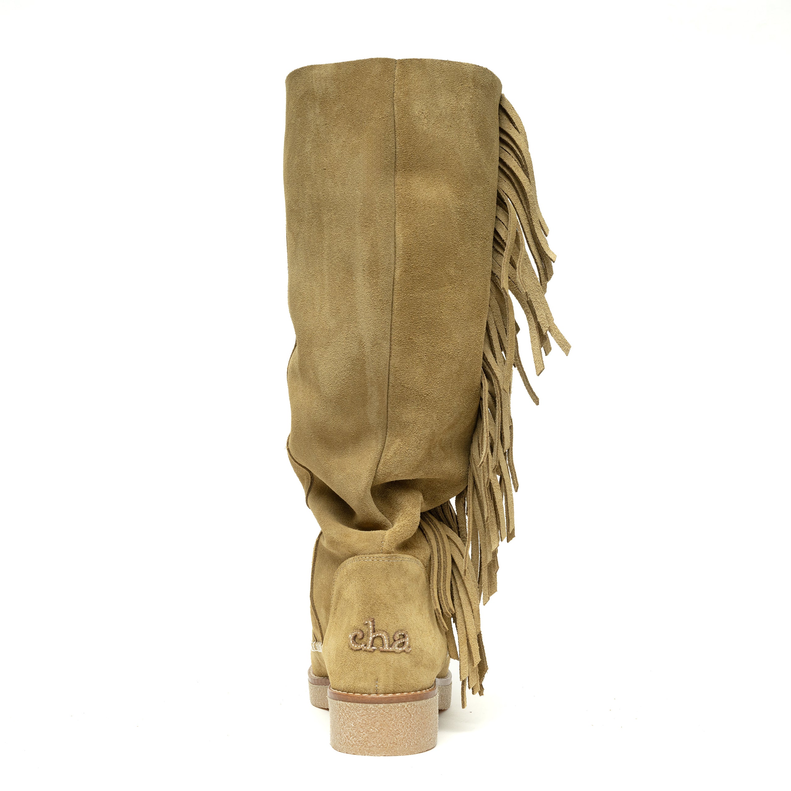 Moc Tall Fringe Kaki