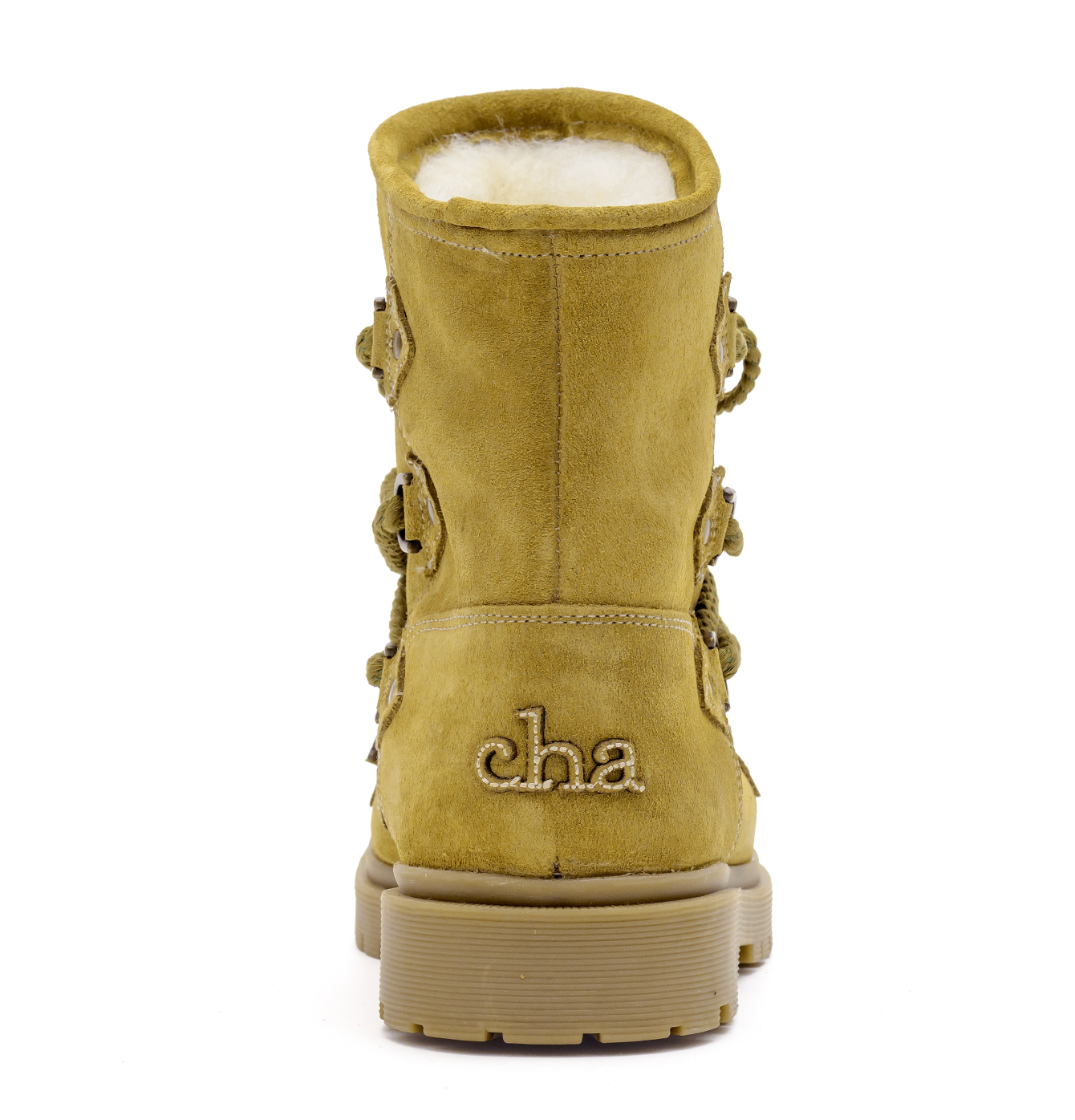 Tibet Stud Suede Kaki