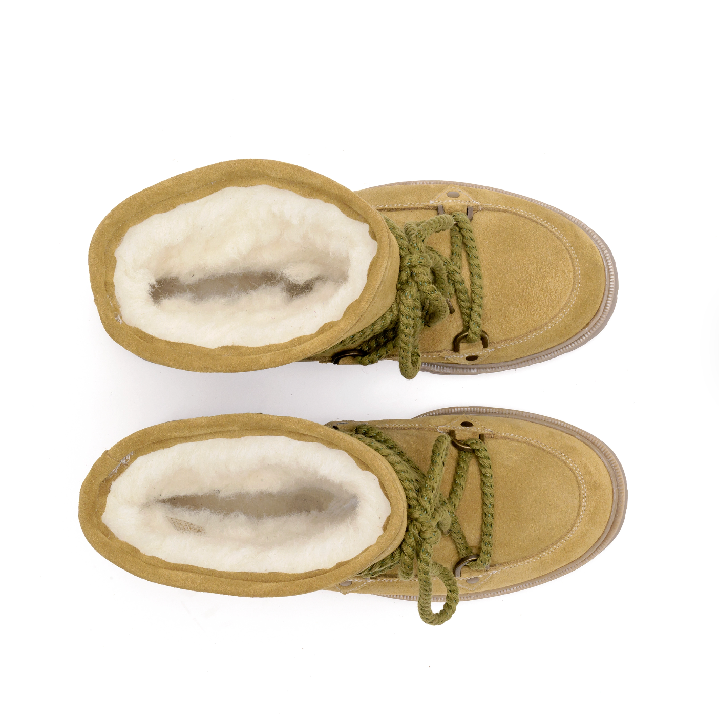 Tibet Stud Suede Kaki