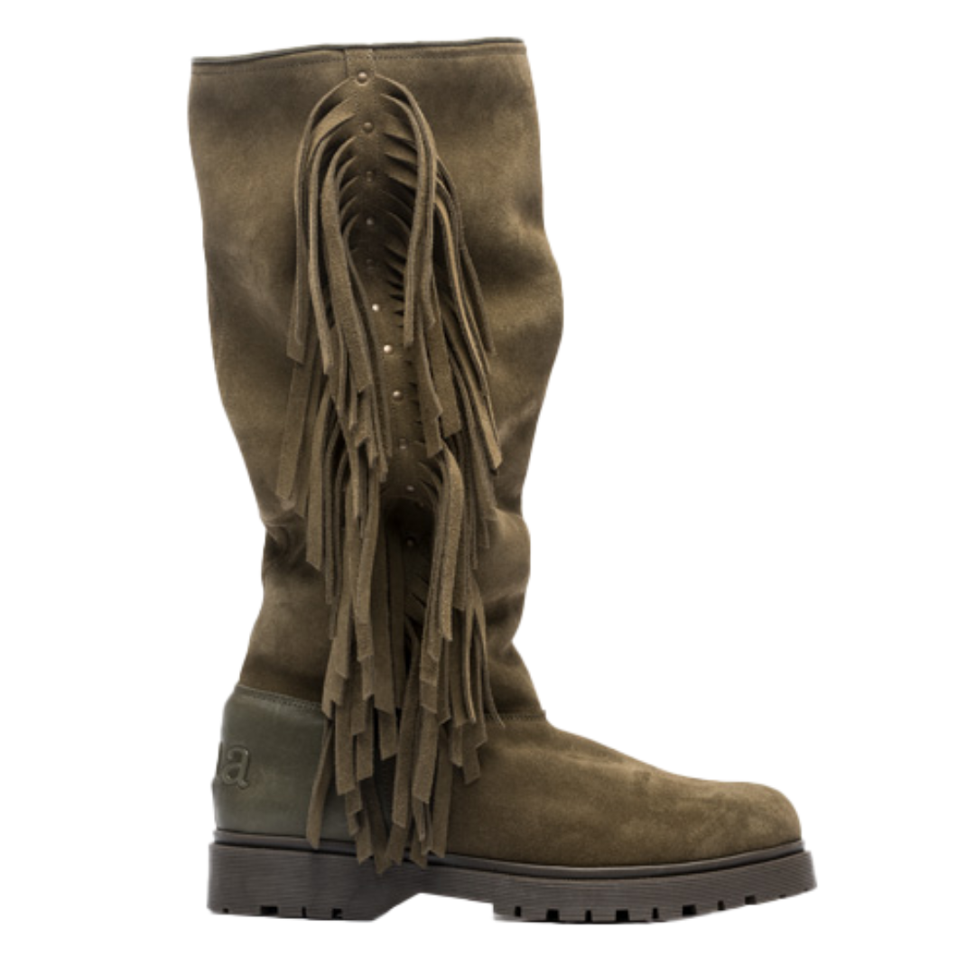 Fringe Tall Military - Merino Footpart