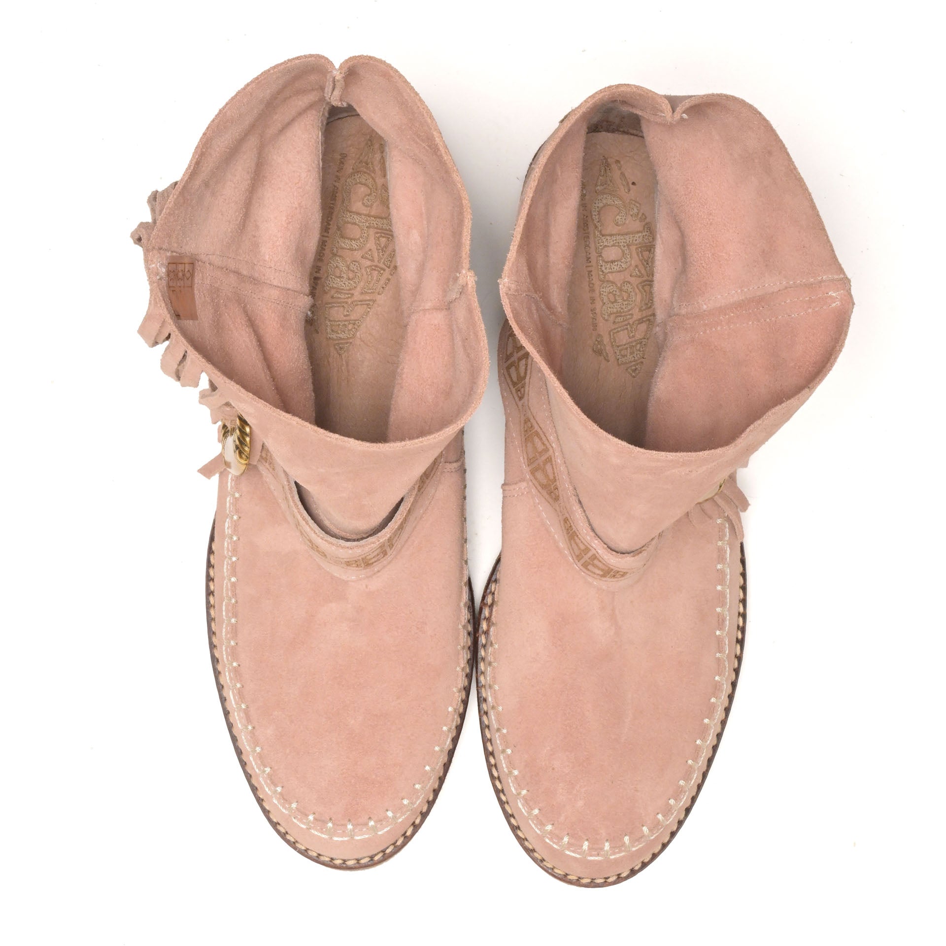 Moc Low Buckle/Fringe Pardo