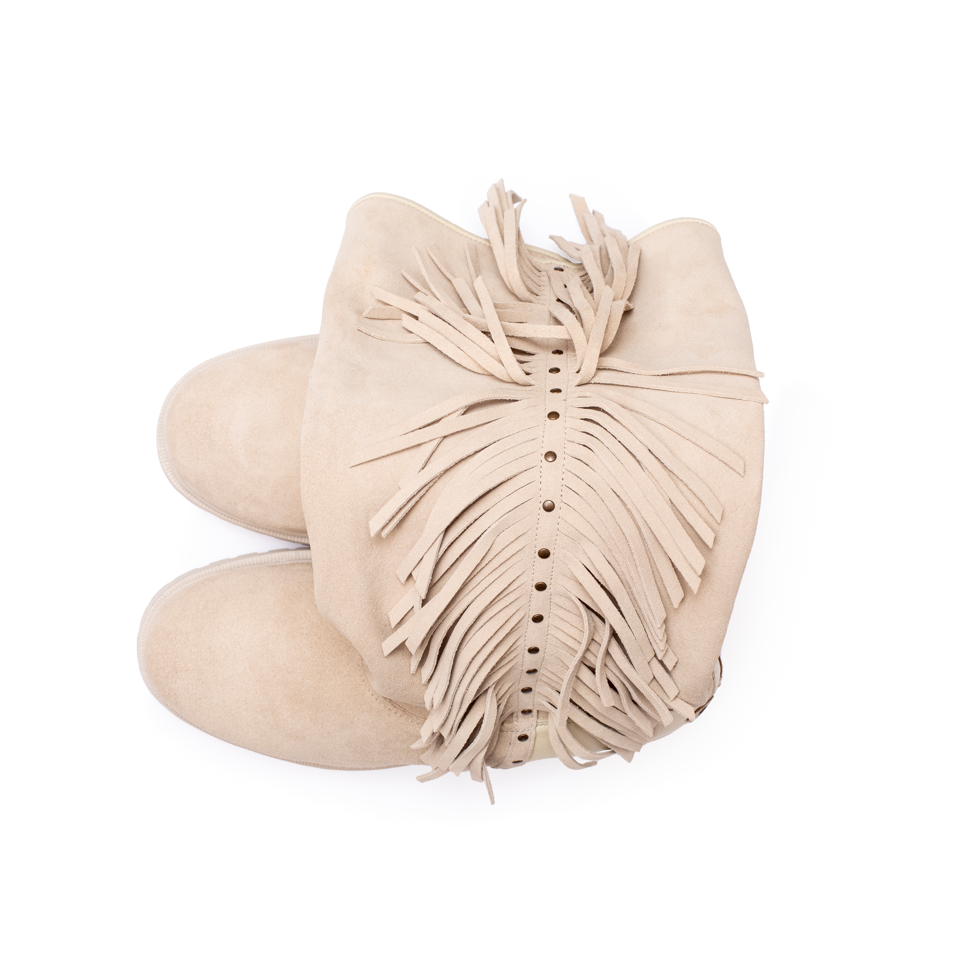 Fringe Tall Cream - Merino Footpart
