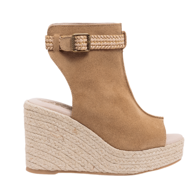 Cha Wedge Trenza Mushroom