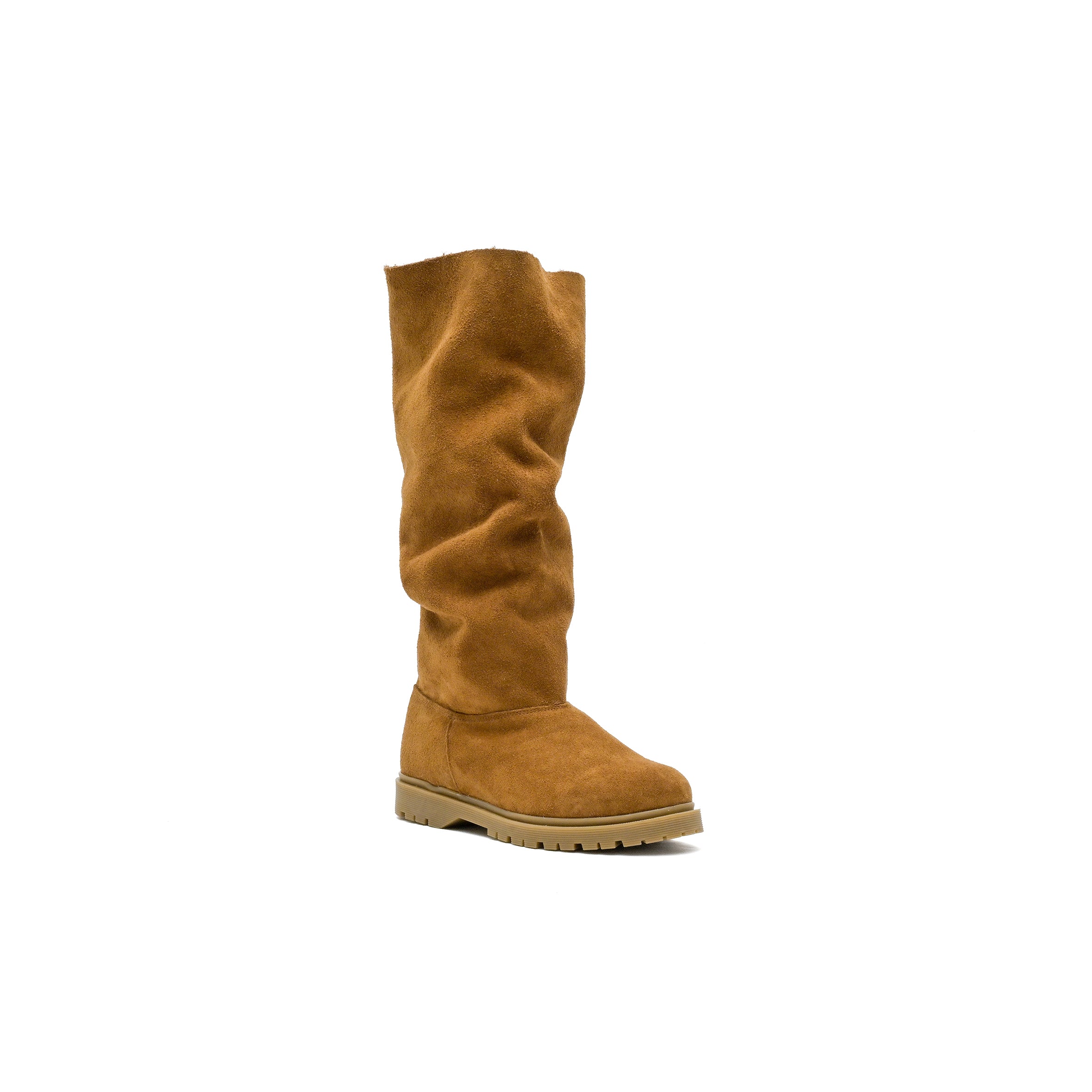 Basic Baggy Tall Suede Roble 