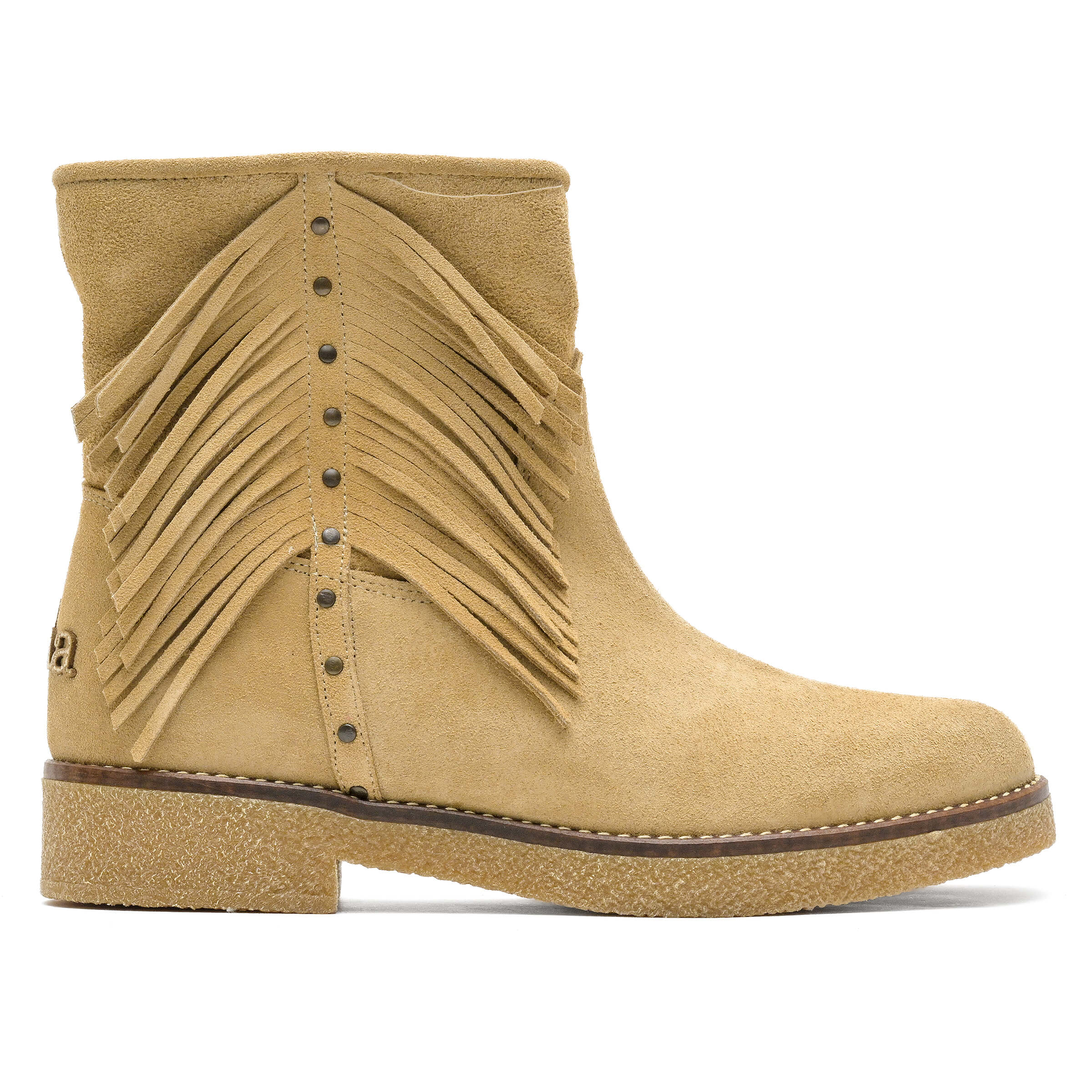 fringe low suede roble