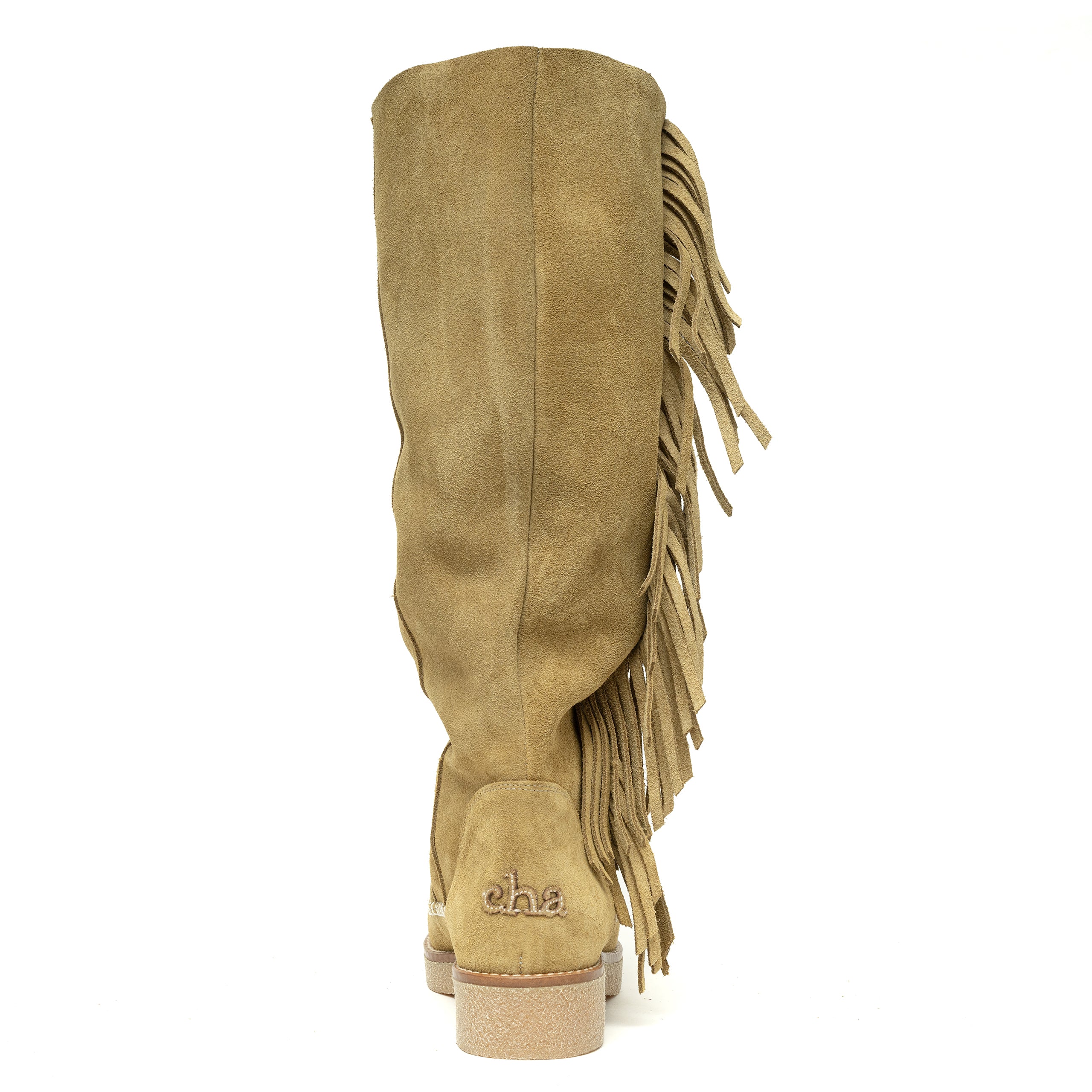 Moc Tall Fringe Kaki
