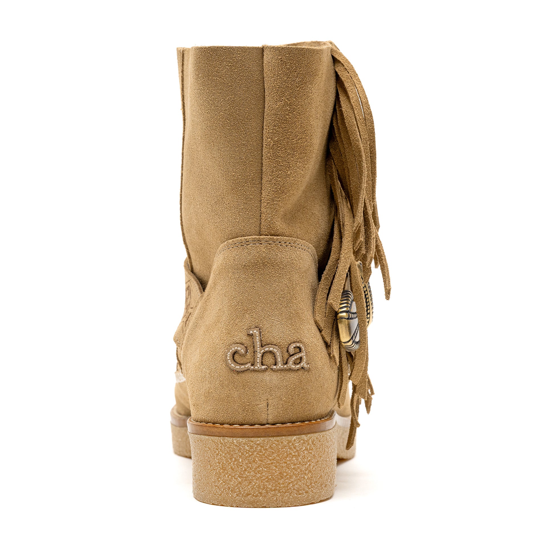 Moc Low Buckle/Fringe Mushroom
