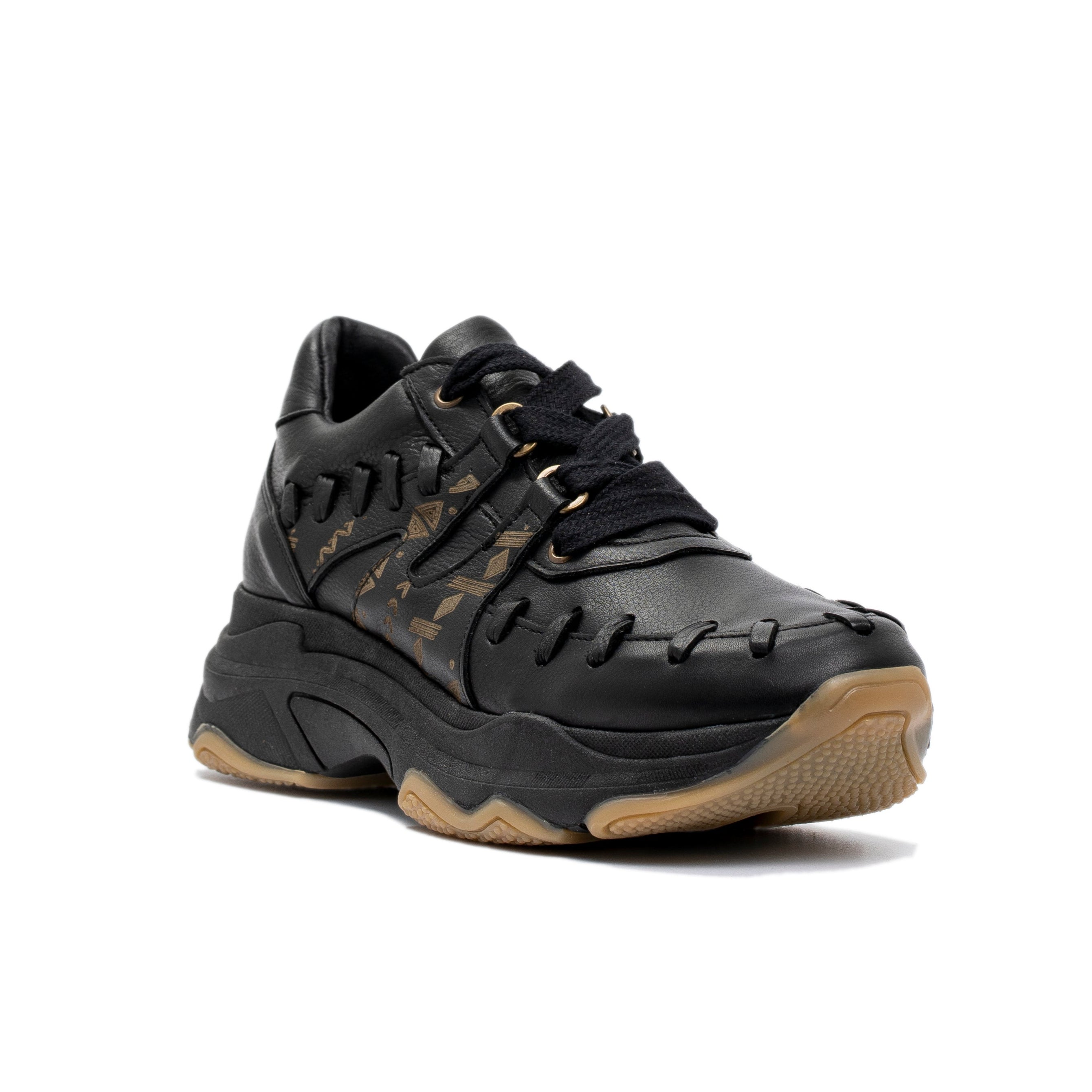 Sneaker Rumble Mono-Zwart