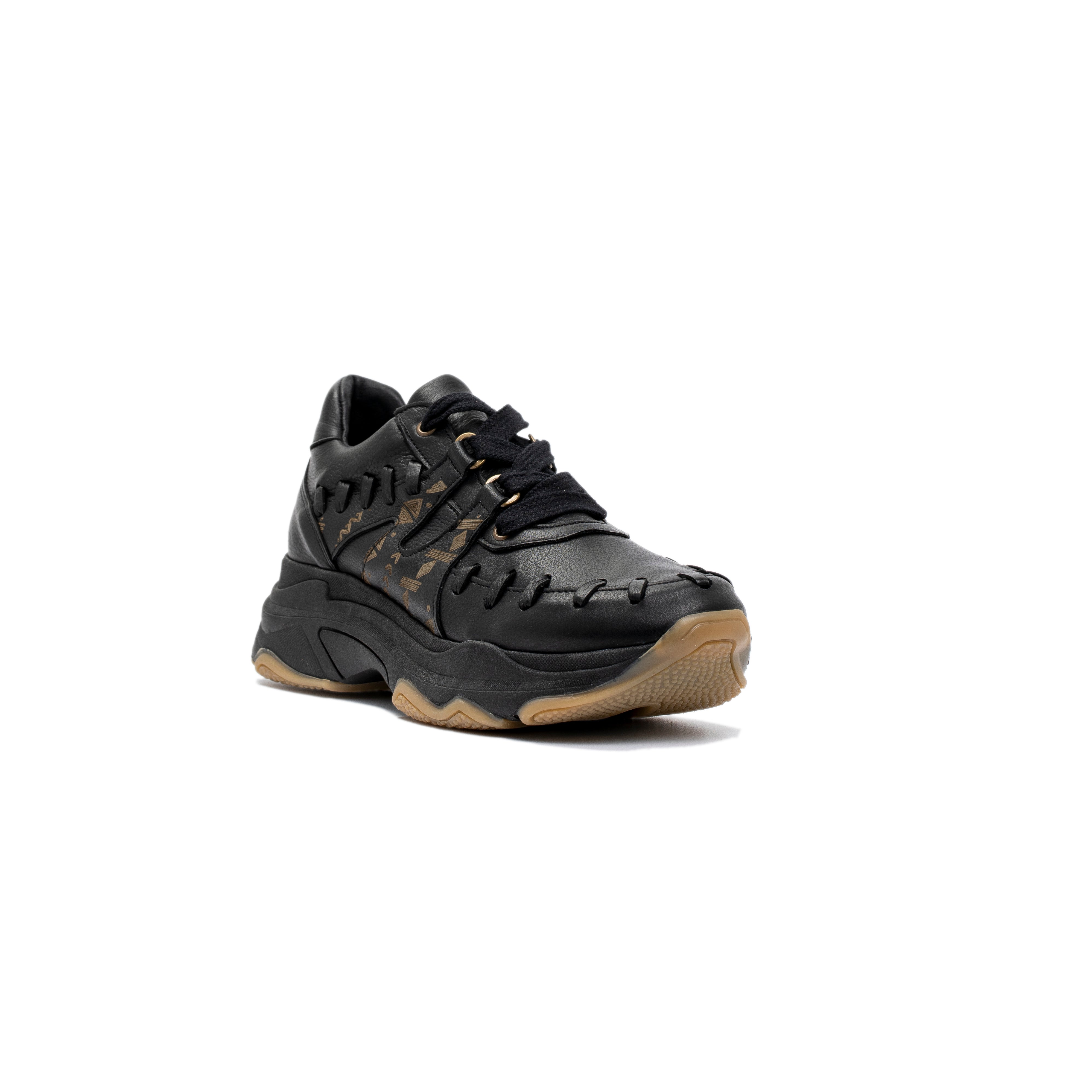 Sneaker Rumble Mono-Zwart