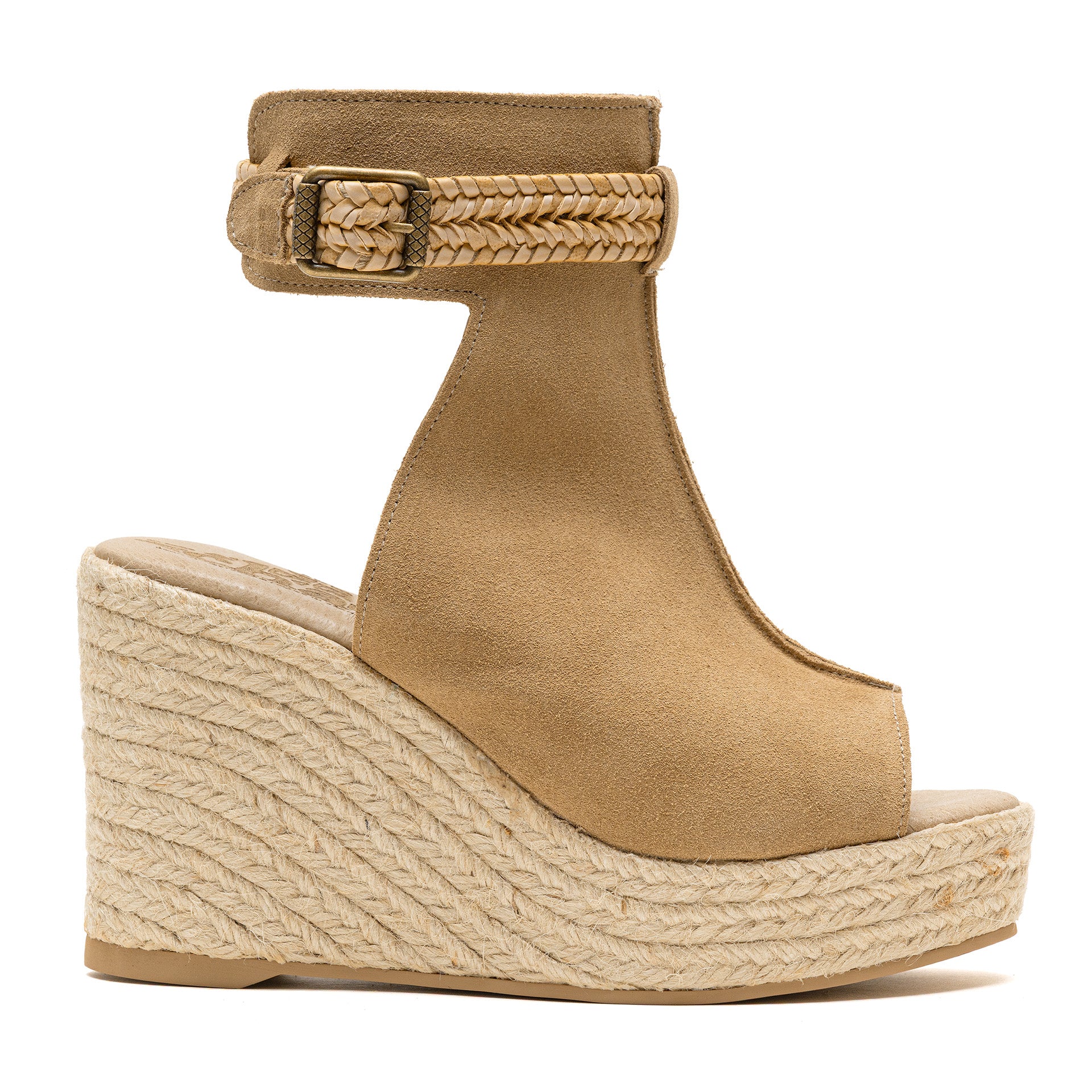 Cha Wedge Trenza Mushroom