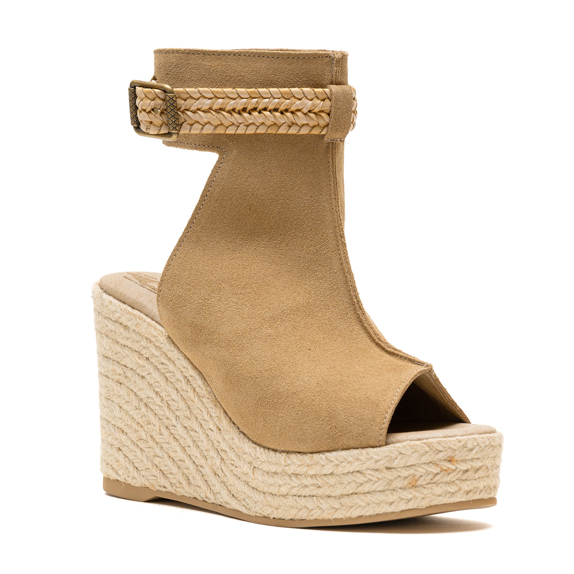 Cha Wedge Trenza Mushroom