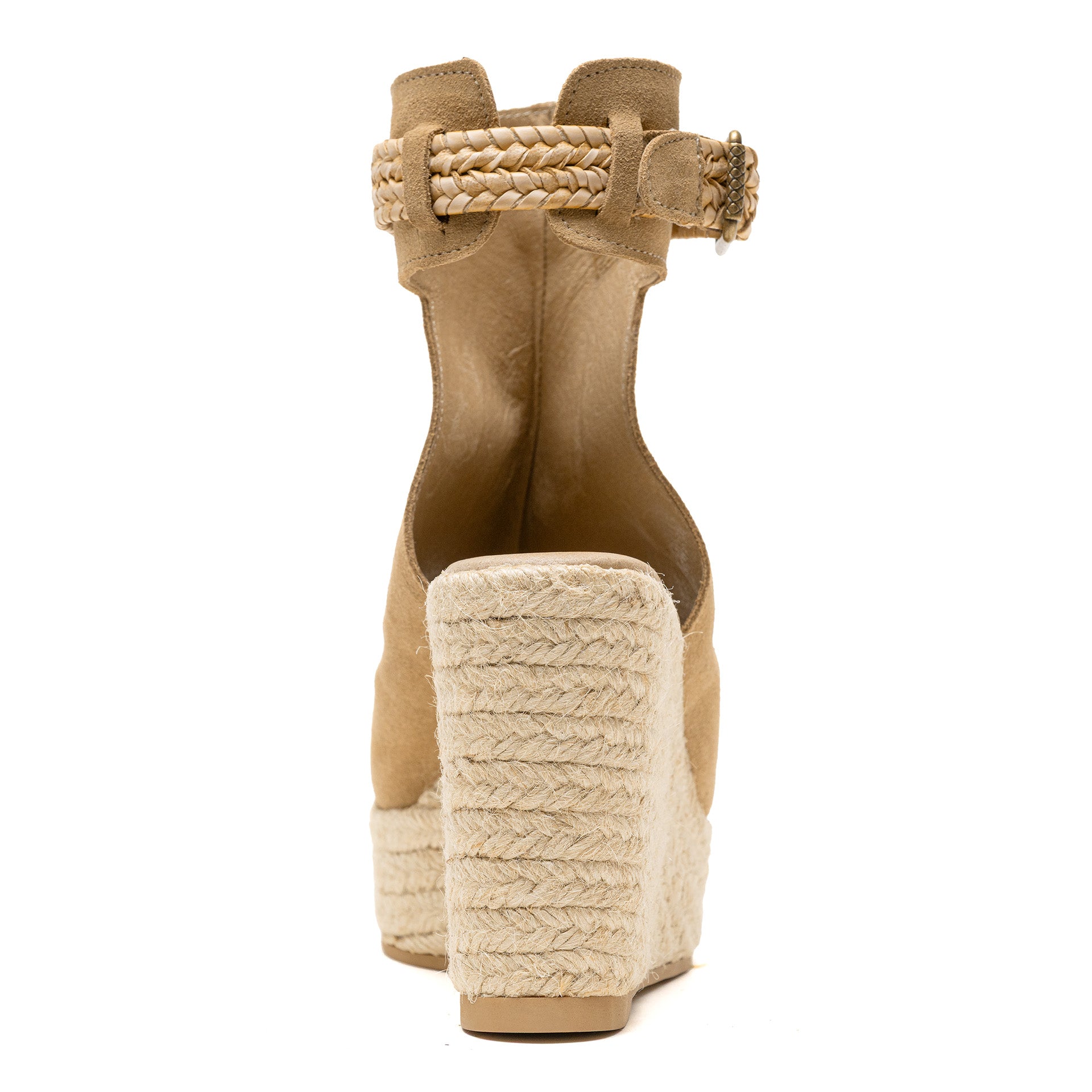 Cha Wedge Trenza Mushroom