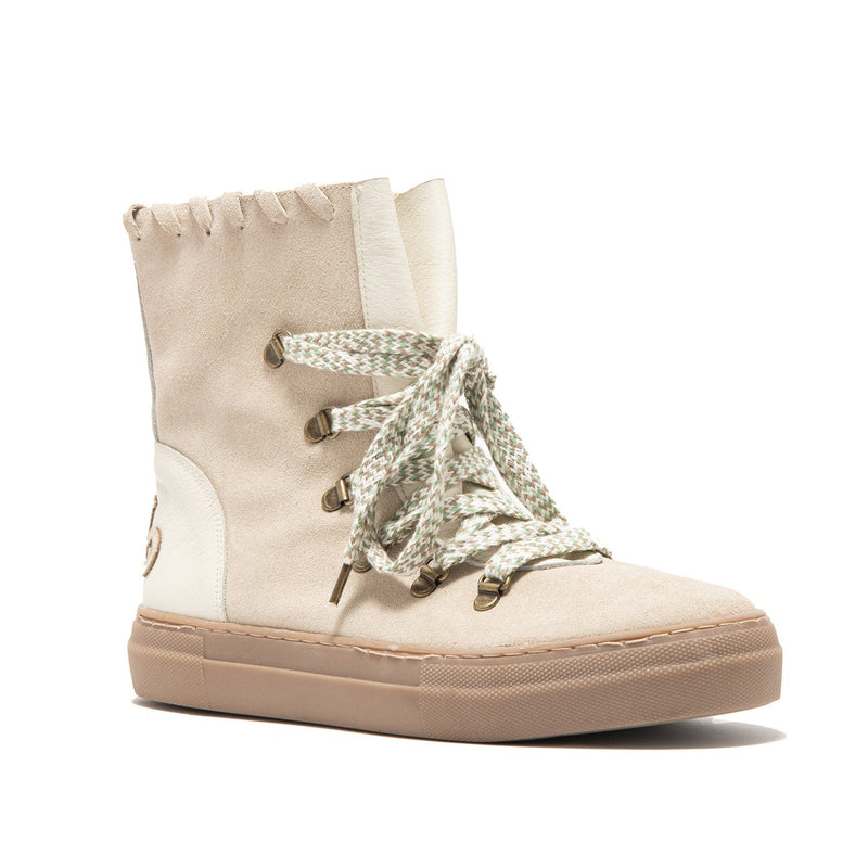 Sneaker Boot High Cream