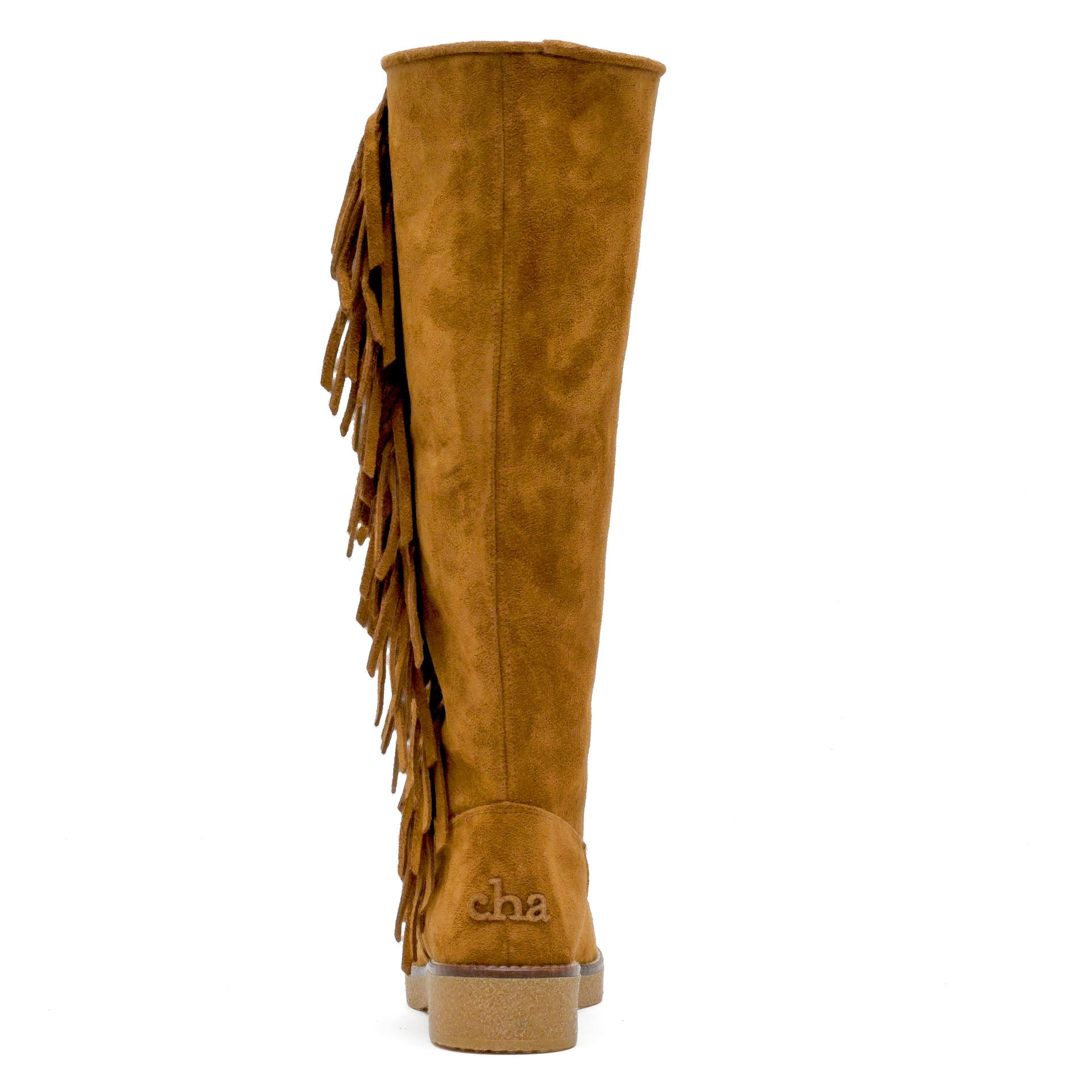fringe tall suede roble