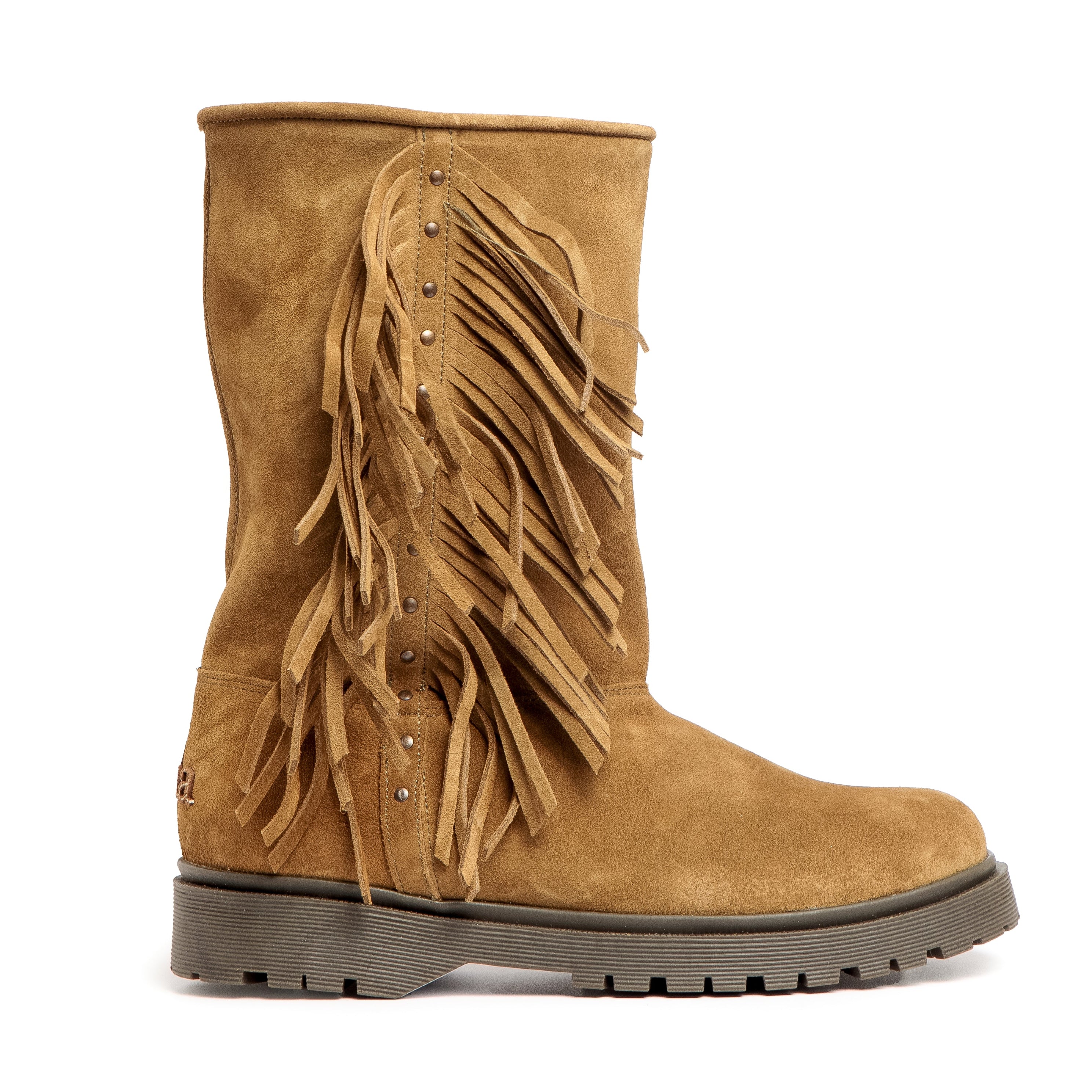 Fringe High Suede Olive 